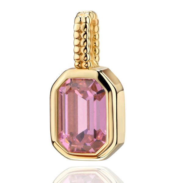 333er Gold &amp; 925 Silber Halskette Damen Moments of Color Kette