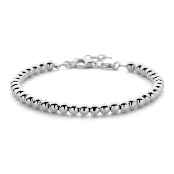 925 Sterlingsilber vergoldet Damen Kugelarmband
