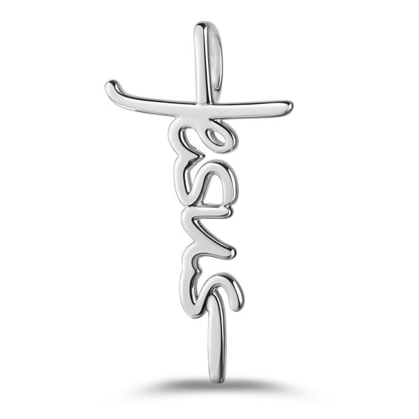 925 Sterlingsilber vergoldet Halskette Damen Kreuzkette Jesus