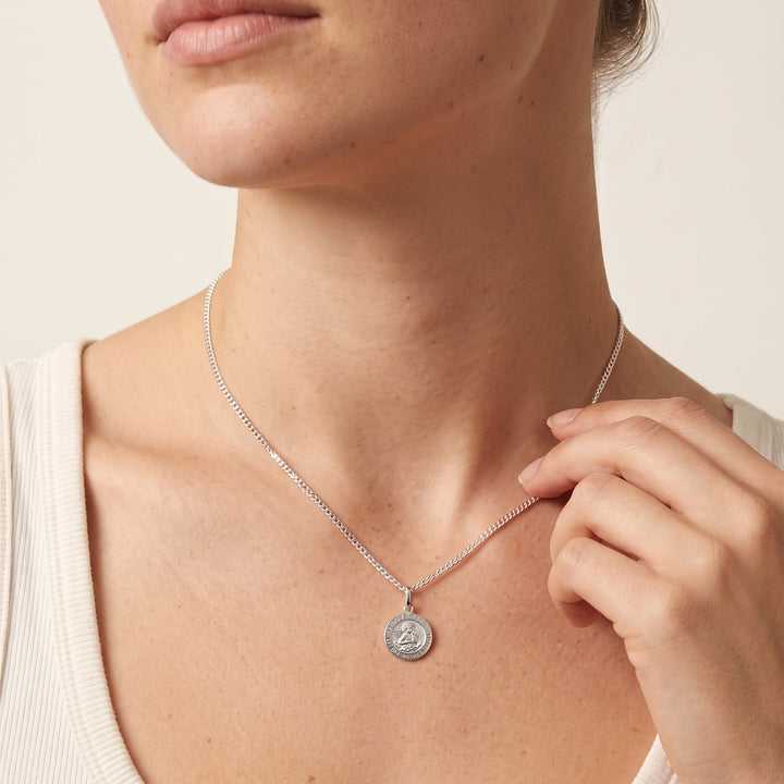 925 Sterlingsilber Anhänger Damen Schutzengel