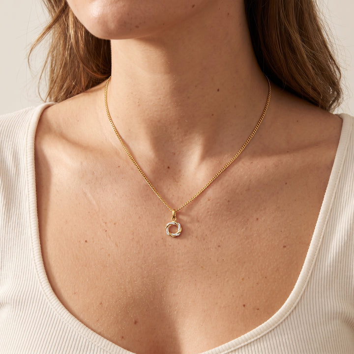 925 Sterlingsilber Halskette Damen Kranzkette mit Zirkonia