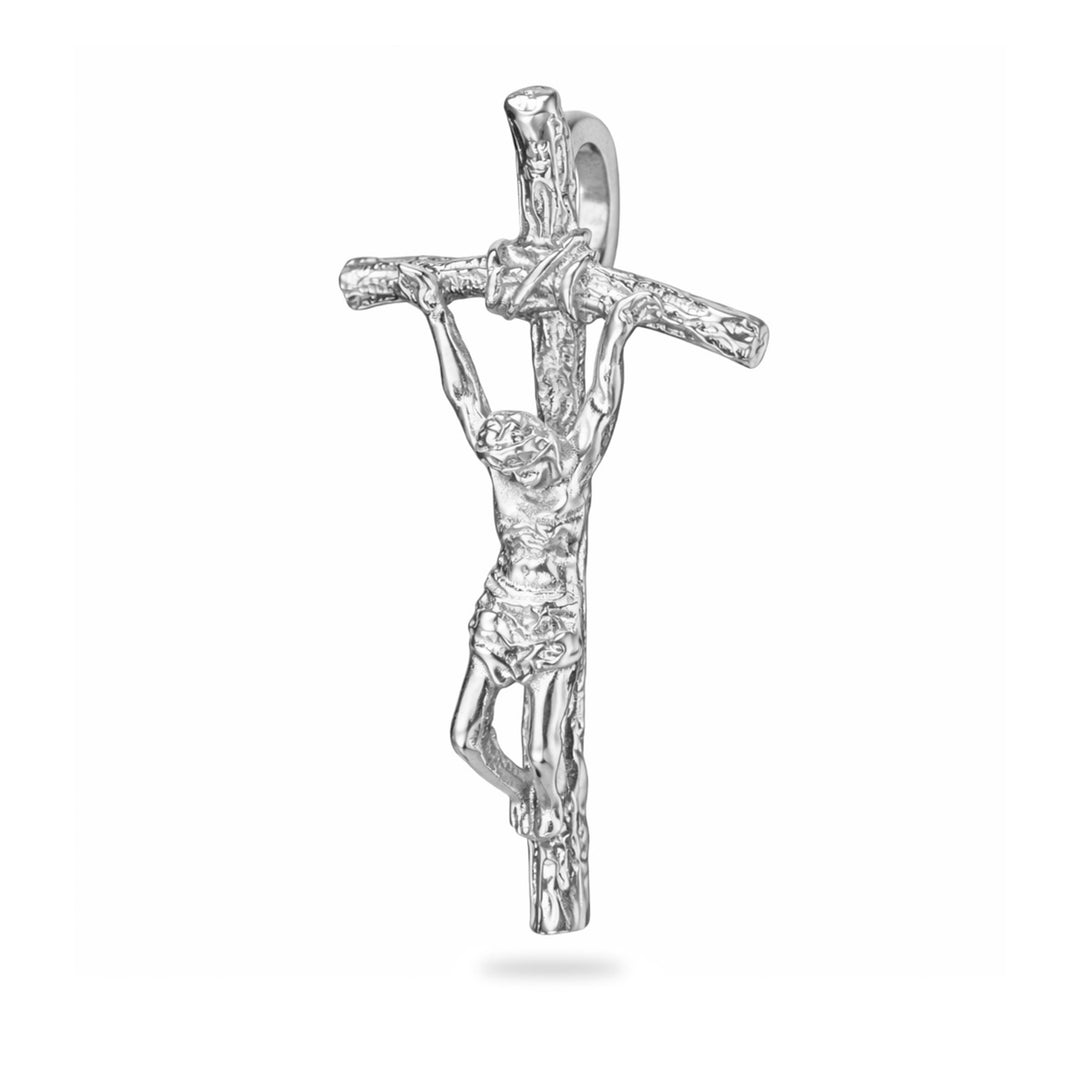 925 Sterlingsilber Anhänger Damen Papst-Kreuz in Silber von HitSchmuck