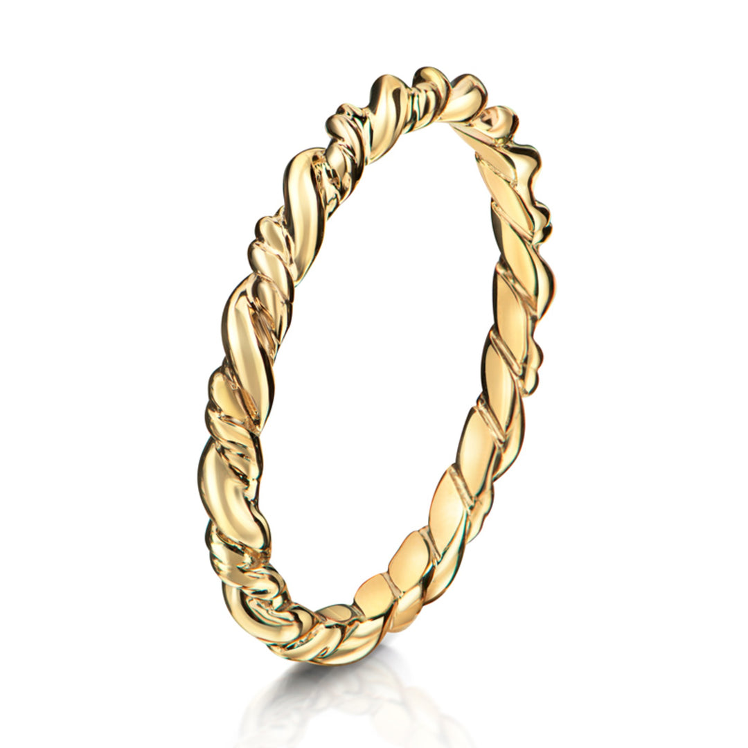 333er Gold Ring Damen Lovebird twisted von HitSchmuck