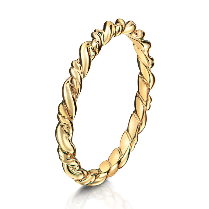 333er Gold Ring Damen Lovebird twisted von HitSchmuck