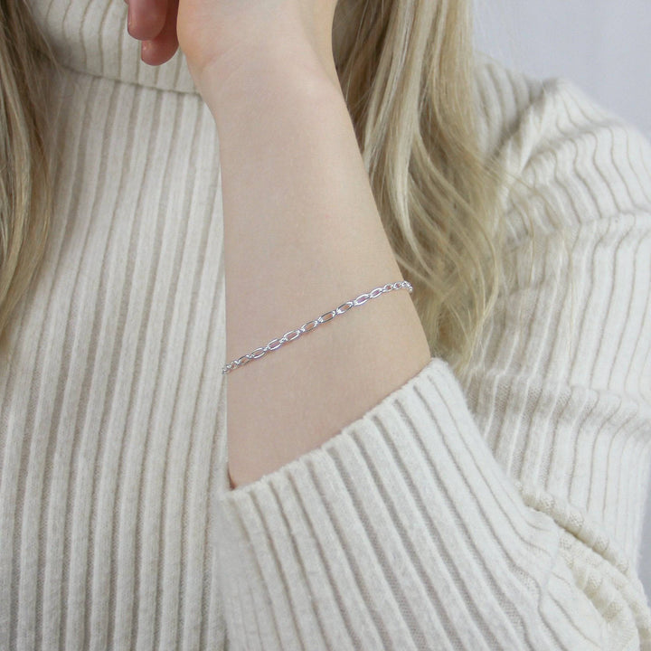 925 Sterlingsilber vergoldet Armband Damen Ankerarmband 2,7 mm