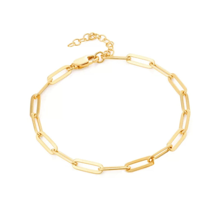 925 Sterlingsilber vergoldet Armband Damen Ankerarmband weit von Hitschmuck-Berlin