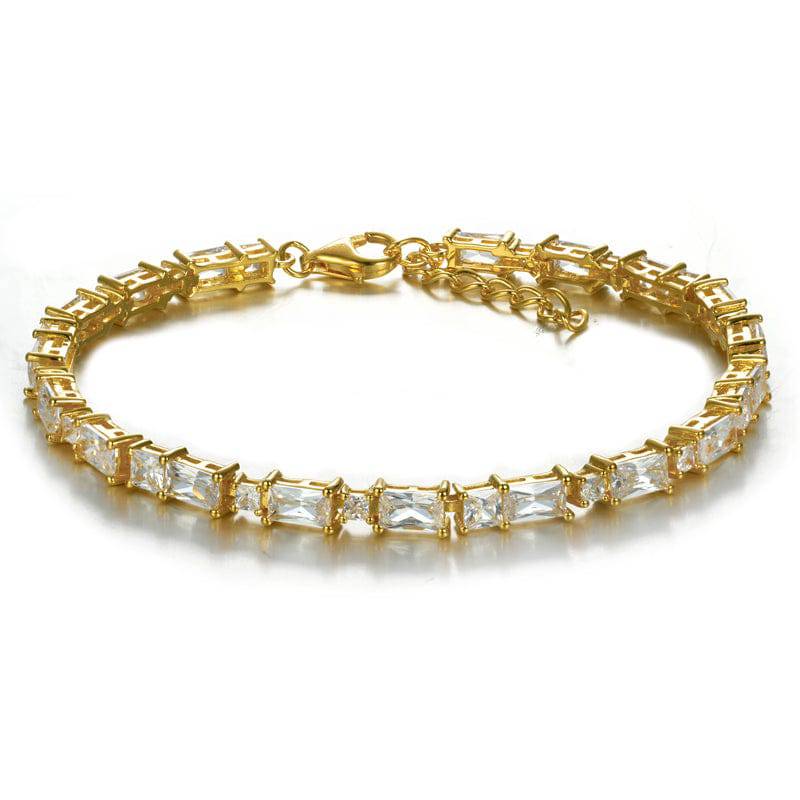 925 Sterlingsilber Damen Tennisarmband mit 38 Zirkonia von Hitschmuck-Berlin