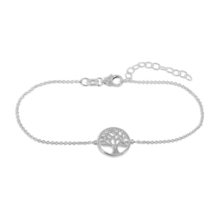 925 Sterlingsilber vergoldet Damen Lebensbaum Armband