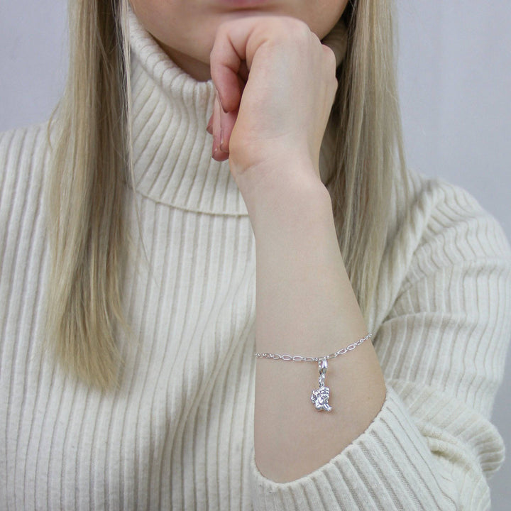 925 Sterlingsilber Charm Anhänger Engel
