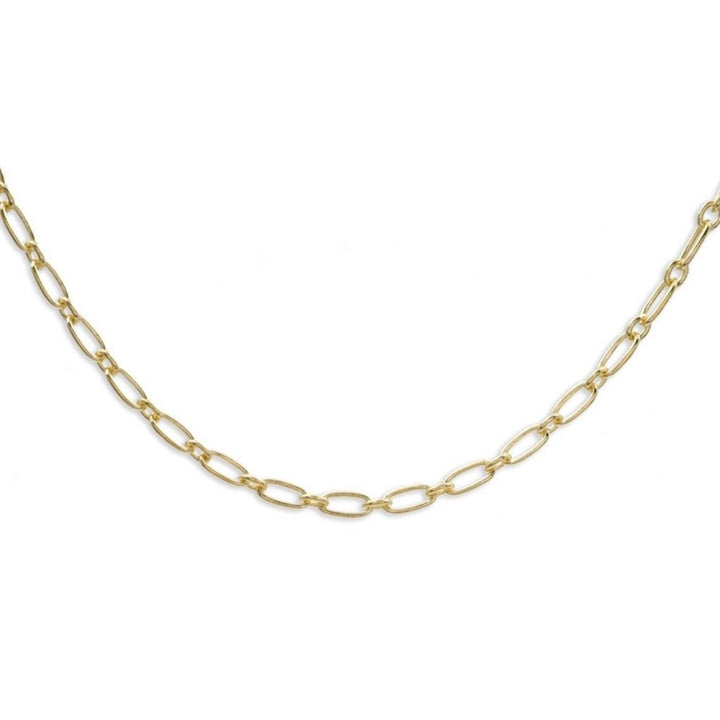 925 Sterlingsilber vergoldet Halskette Damen Ankerkette 2,7mm von Hitschmuck-Berlin