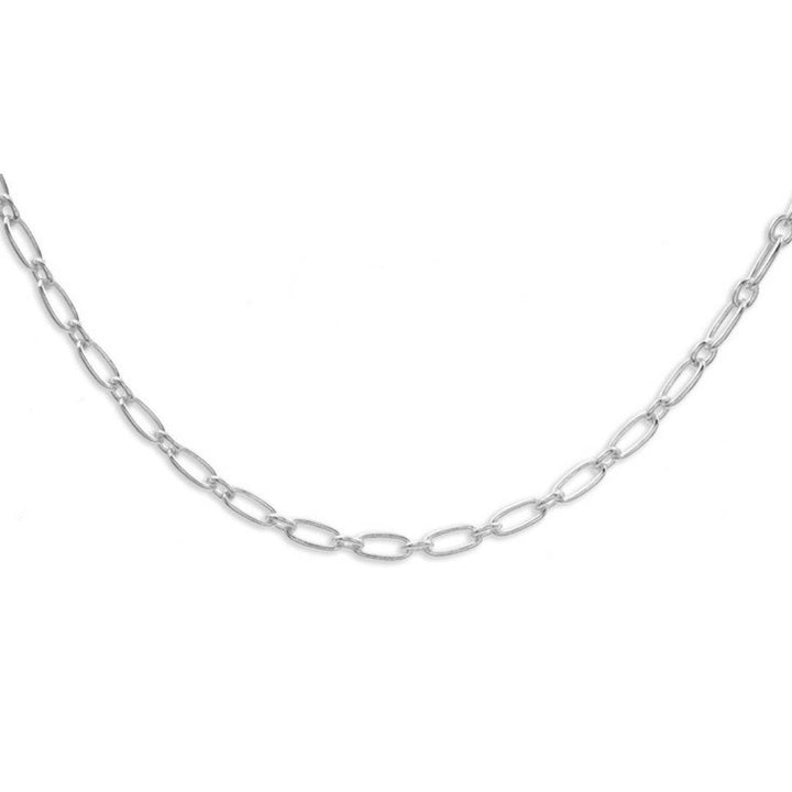 925 Sterlingsilber vergoldet Halskette Damen Ankerkette 2,7mm
