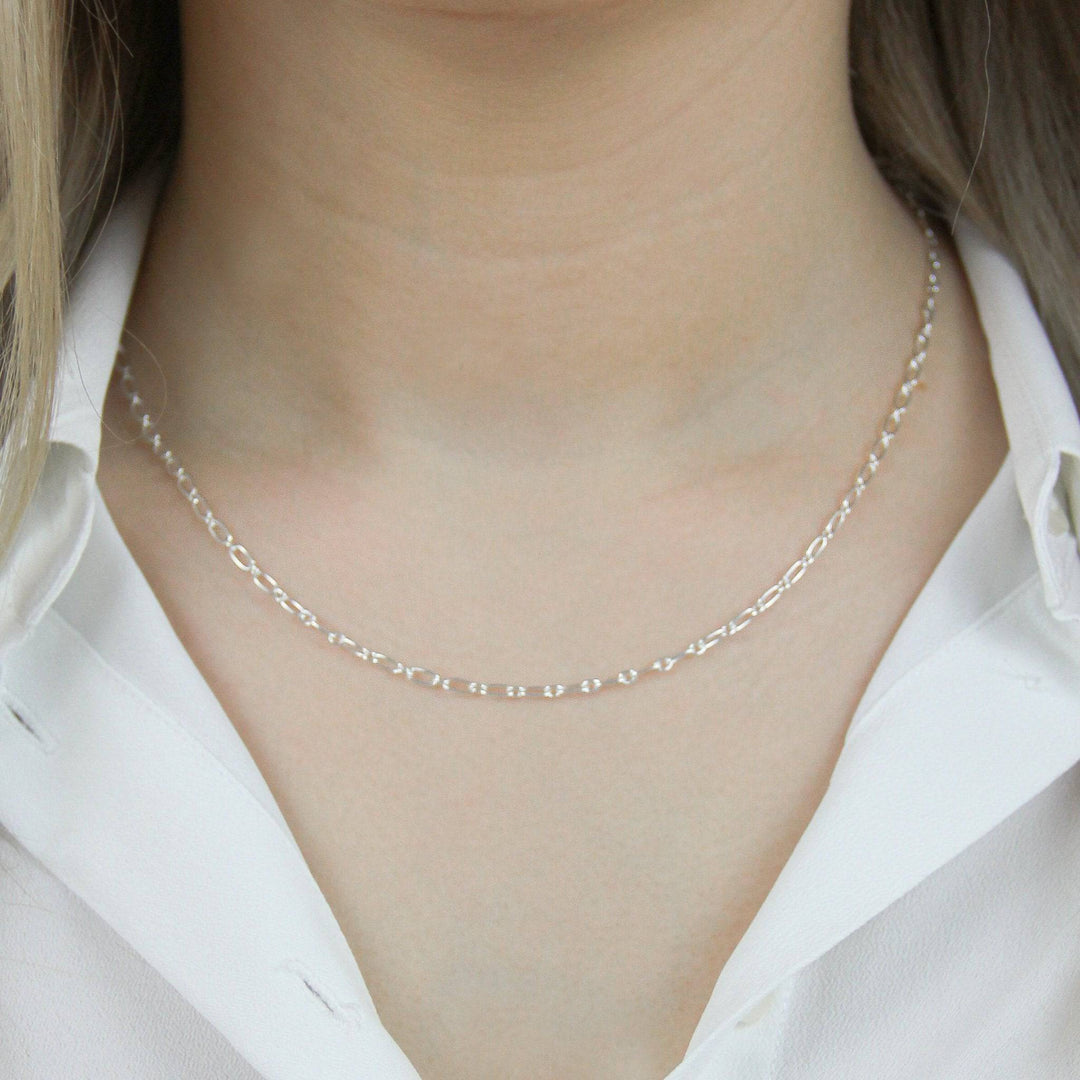 925 Sterlingsilber vergoldet Halskette Damen Ankerkette 2,7mm