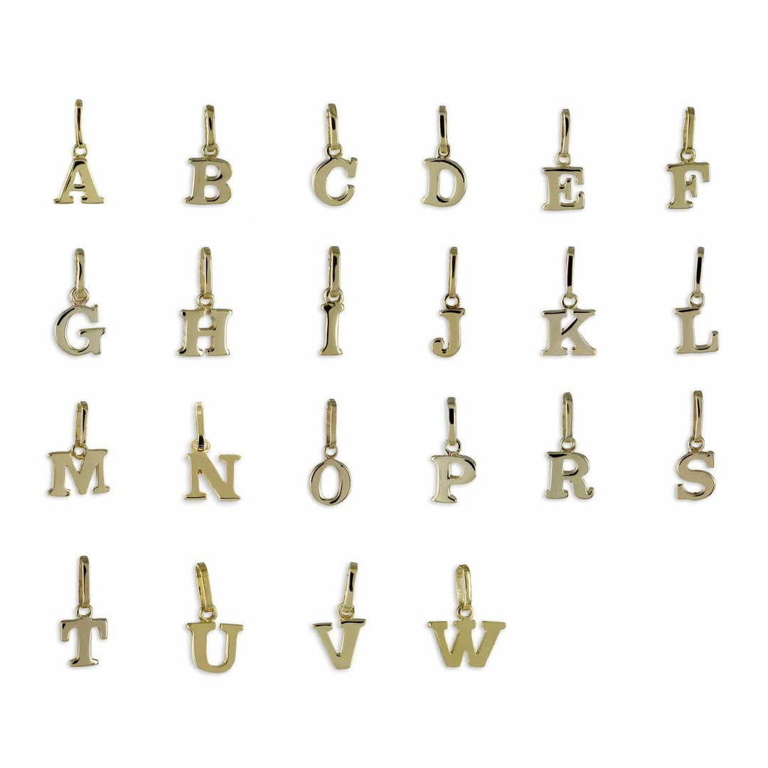 333er Gold Halskette Damen Buchstabenanhänger von Hitschmuck-Berlin