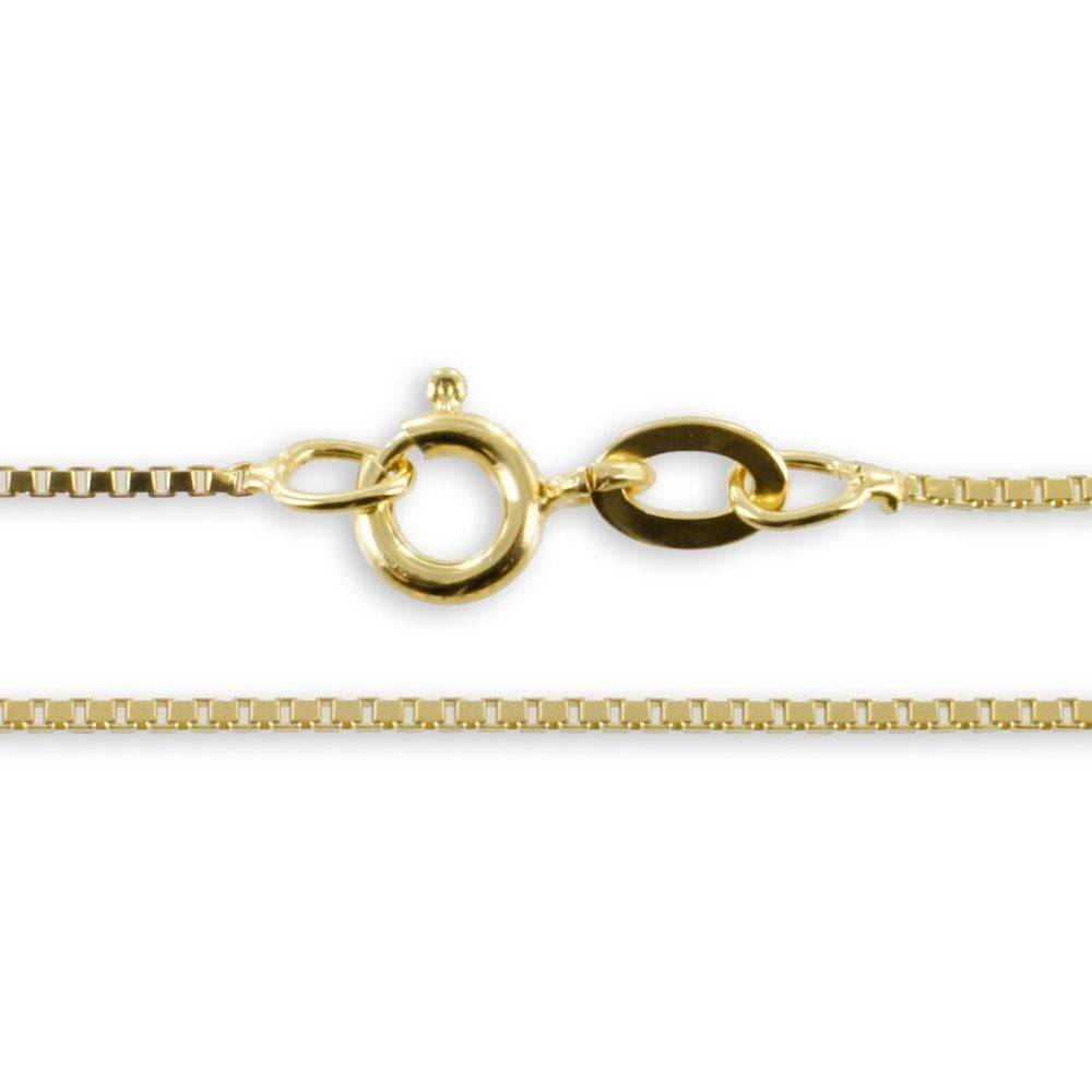 925 Sterlingsilber vergoldet Halskette Damen Venezianerkette von Hitschmuck-Berlin