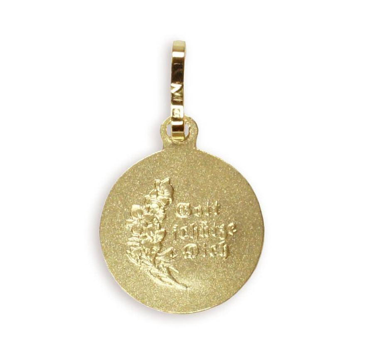 333er Gold Halskette Damen Schutzengel Anhänger
