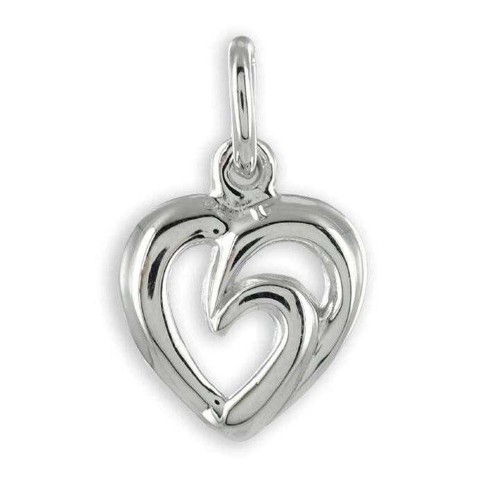 925 Sterlingsilber Halskette Damen Herzanhänger von Hitschmuck-Berlin