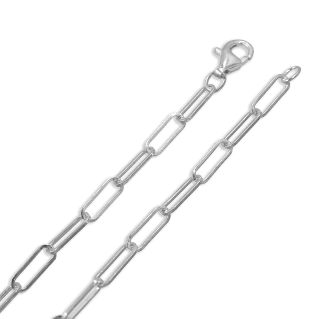 925 Sterlingsilber vergoldet Halskette Damen Ankerkette weit 3,2mm