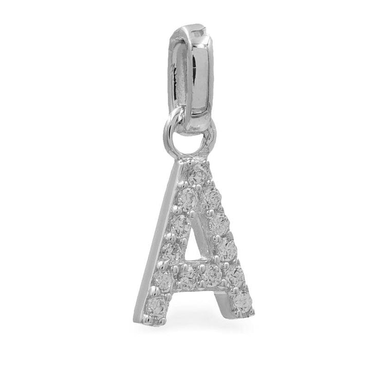 925 Sterlingsilber vergoldet Halskette Damen Buchstabenkette Zirkonia