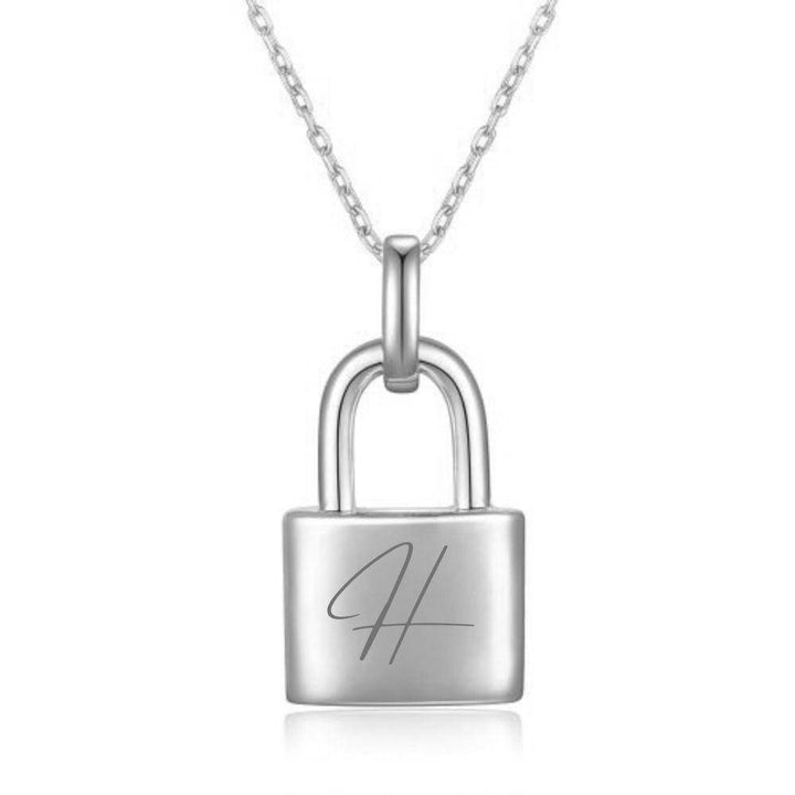 925 Sterlingsilber vergoldet Halskette Damen Schloss