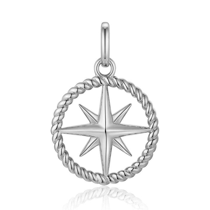 925 Sterlingsilber vergoldet Halskette Damen Stern Anhänger