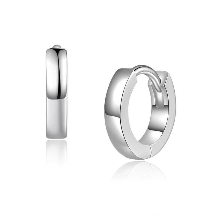 925 Sterlingsilber vergoldet Ohrringe Damen Klappcreolen