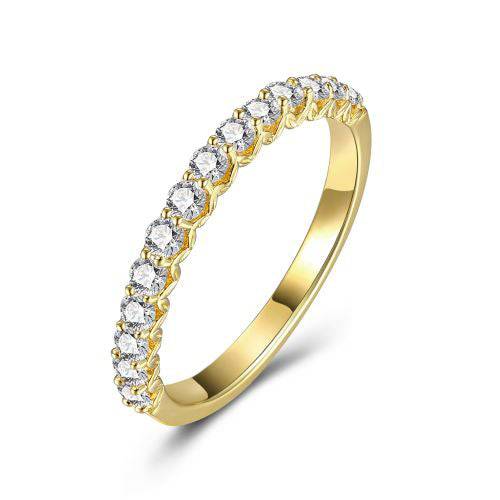 925 Sterlingsilber vergoldet Damen Kristall-Ring von Hitschmuck-Berlin